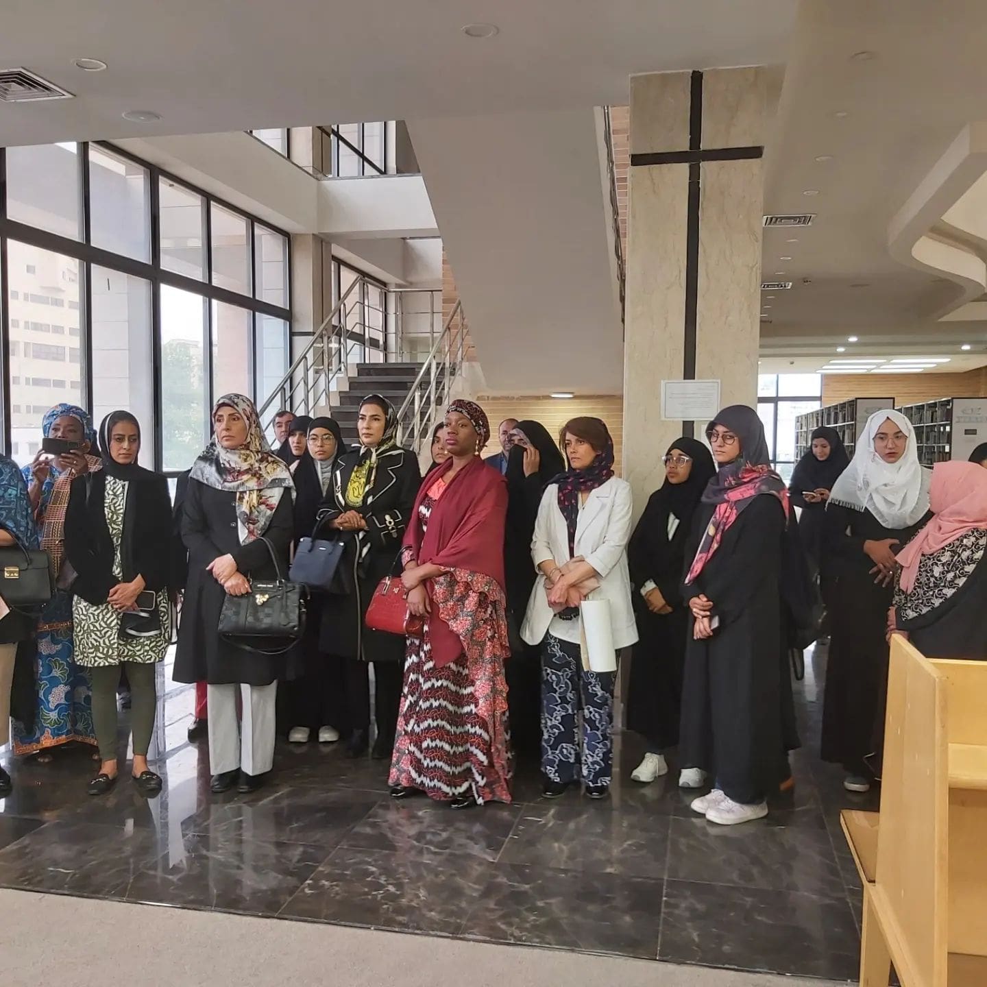 بازدید مجمع از دانشگاه الزهرا به دعوت انجمن بانوان دیپلماتیک